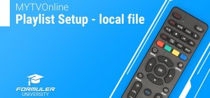 MYTVOnline Playlist Setup - local file - YouTube